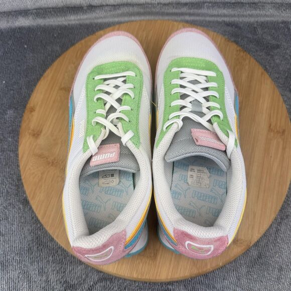 Puma Rider FV Shoes Womens Size 8.5 White Multi Pastel Sneakers 382281-01 - Picture 6 of 10